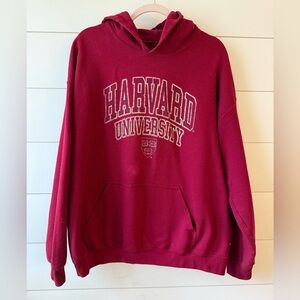 Harvard University collegiate sweatshirt, hoodie, vintage style size XL